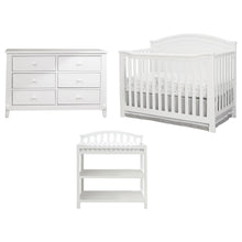  3 Piece Nursery Furniture Set in White