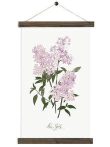  Lilac Study | Unique Wall Hanging Art by Jessica Rose