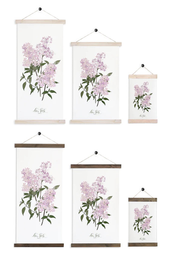 Lilac Study | Unique Wall Hanging Art by Jessica Rose