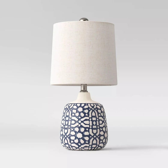 Blue and White Decorative Table Lamp