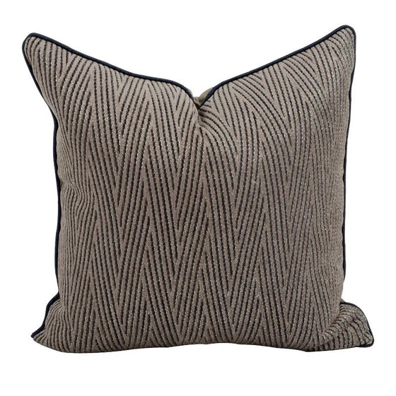 20 x 20 -Brown and Grey Throw Pillow Cover