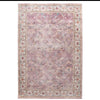 7' x 9' Persian Style Faded Area Rug in Maroon