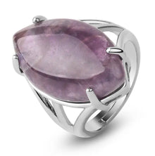  Amethyst Platinum Ring