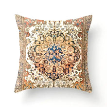  Handmade Bohemian Style Throw Pillow Cover in Ivory, Blush, and Apricot Yellow