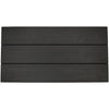 Black Rectangular Wood Tray