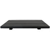 Black Rectangular Wood Tray