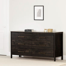  Java 6 Drawer Wooden Dresser