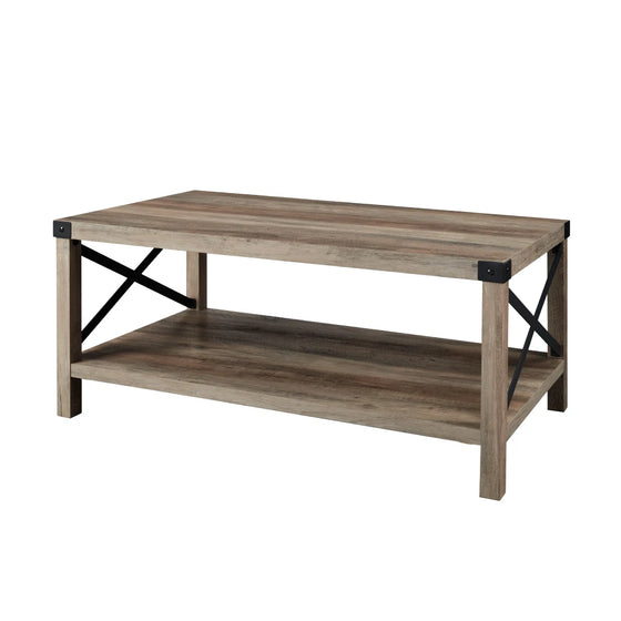 Magnolia Rustic Farmhouse Style Coffee Table