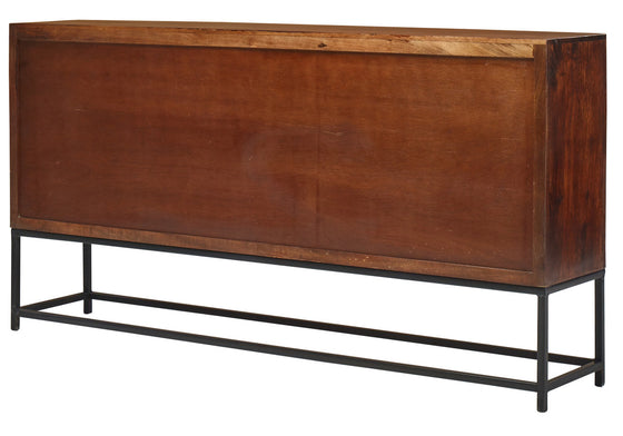 Handcrafted Parquet Mango Sideboard -80"