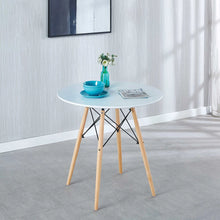  White Modern Round Dining Table -Seats 4