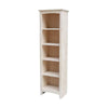 Natural Wood Shaker Style Bookshelf