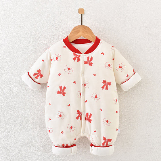 Quilted Winter Baby Jumpsuit | Available in 6 Patterns