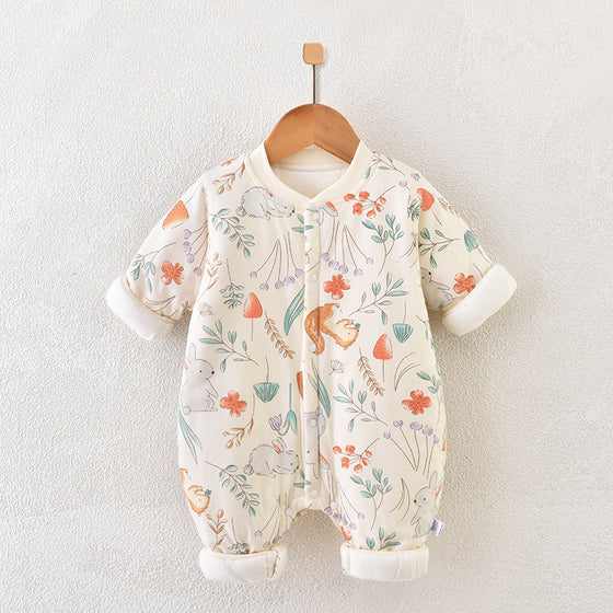 Quilted Winter Baby Jumpsuit | Available in 6 Patterns