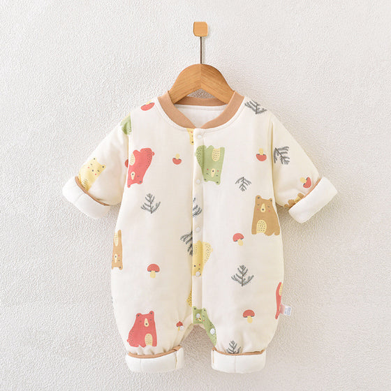 Quilted Winter Baby Jumpsuit | Available in 6 Patterns