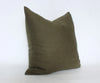 Dark Olive Pillow Cover -Set of 2 | Several Sizes Available