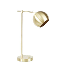  Brass Orbed Desk Lamp