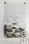 Pacific| Canvas Hand Distressed Tapestry by Jessica Rose