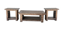  Railroad Coffee and End Tables 3-Piece Set