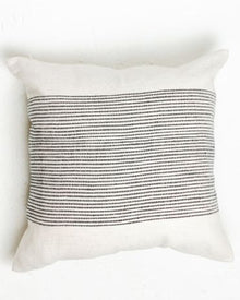  20" Riviera Throw Pillow Cover - Navy, Grey, and Natural