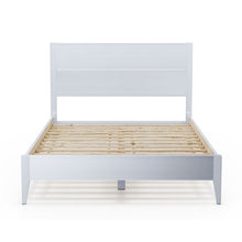  Modern Rustic White Platform Bed