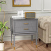 Nightstand Side Table in Gray