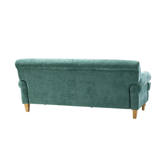 Sage Green Velvet Traditional Sofa