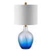 Glass Ombre Blue Table Lamp