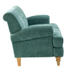 Sage Green Velvet Traditional Sofa