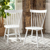 Parker Country Style Dining Chairs in White (Set of 2)