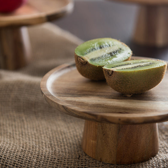 Modern Wood Cake Tray