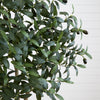 6’ Artificial Olive Tree With White Decorative Planter