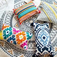 Vintage Style Bohemian Throw Pillow Covers