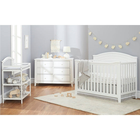 3 Piece Nursery Furniture Set in White