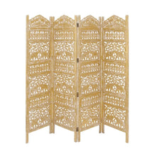  Handmade 4 Panel Room Divider in Gold Finish