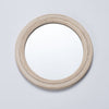 Round Straw Framed Wall Mirror Collection