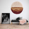 Nordic Hand-dyed Woven Round Tapestry