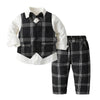 Toddler/Baby Boy Three-piece Style Suit Set Available in Several Patterns and Colors