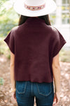 Oatmeal Patch Pocket Ribbed Knit Short Sleeve Sweater | Available in 7 Colors