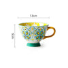 Color Retro Ceramic Coffee Cup