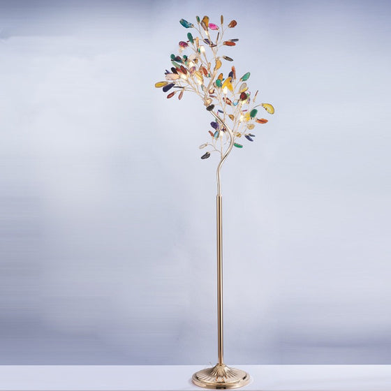 Agate Tree Branch Shaped Floor Lamp