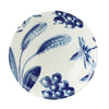 Single Serving Dessert Dish in Blue and Cream Floral Design