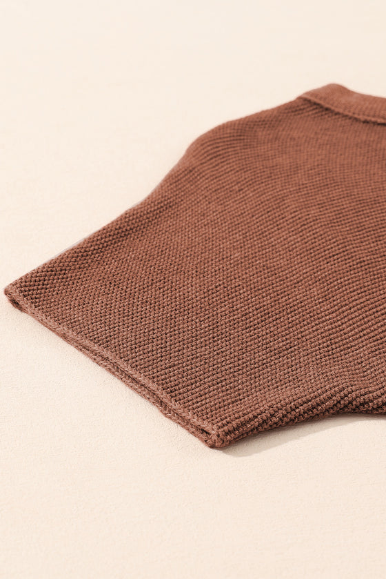 Coffee Batwing Sleeve Sweater | Available in Beige