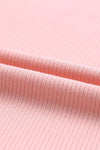 Pink Ruffle Ribbed Knit Top | Available in 3 Colors