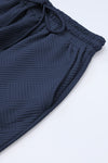 Navy Blue T Shirt and Drawstring Pants Set | Available in 8 Colors