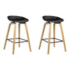 Nordic Solid Wood High Stool Fashion Plastic Bar Chair