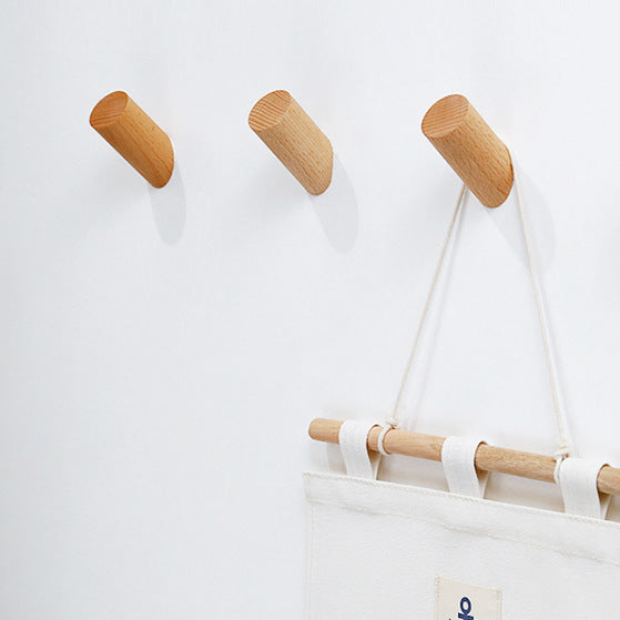 Minimalist Wooden Wall Rack