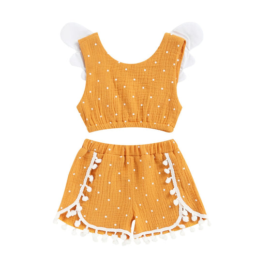 Baby Girl Polka-Dot Two-Piece Outfit