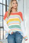 Multicolor Knitted Sweater