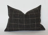 Black Plaid Pillow Covers -Set of 2 | Available in Several Sizes