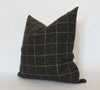 Black Plaid Pillow Covers -Set of 2 | Available in Several Sizes